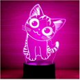 thumbnail image 1 of 3D Optical Illusion LED Night Light , Boy Girl Kids Baby Sleep Desk Lamp Touch Control 7 Color Change USB Powered for Home Decorations or Holiday Gift, 1 of 4