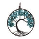 thumbnail image 2 of Colgante de árbol de alambre de cobre joyas de de piedras naturales para collar de cadena de bricolaje Verde Yinane Collar pendiente, 2 of 8