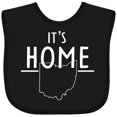 thumbnail image 3 of Inktastic It's Home State of Ohio Outline Boys or Girls Baby Bib, 3 of 4