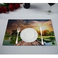 thumbnail image 1 of EREHome Set de 2 Sets de Table Pont en Bois 12x18 Pouces, 1 of 1
