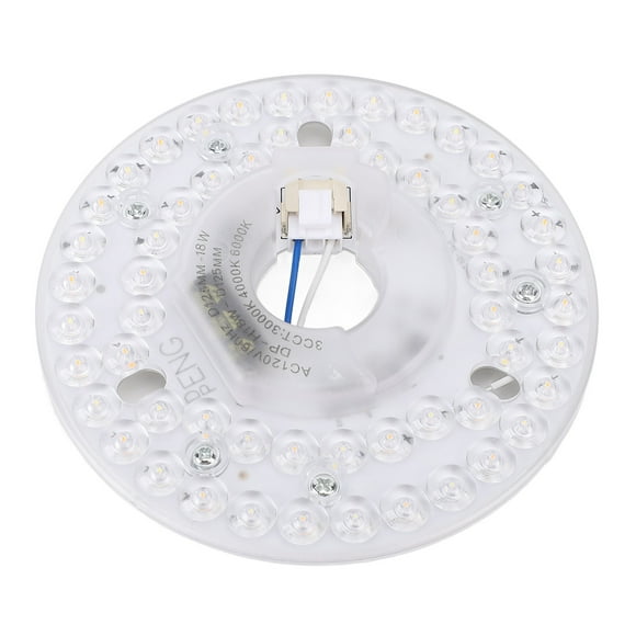 4.92" Retrofit Light Kit for Ceiling Fan Light Replacement Panel, 18W 3CCT 3000K 4000K 6000K Dimmable LED Ceiling Fan Light Kit, Retrofit Light Kit for Ceiling Flush Light