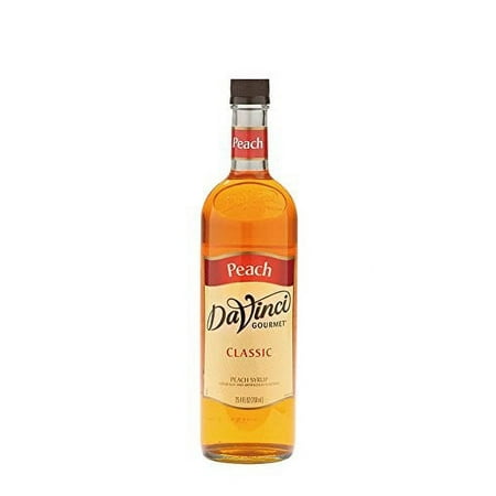 Da Vinci Classic Syrup Peach 750 mL (Glass)