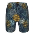 thumbnail image 3 of Goofa Vintage Compass Printed Mens Swim Trunks Summer Quick Dry Short Beach Swimwear Bathing Suits-3X-Large, 3 of 9