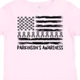 thumbnail image 4 of Inktastic Parkinson's Awareness Gray Ribbons and Flag Boys or Girls Toddler T-Shirt, 4 of 5