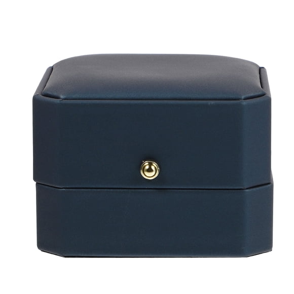 CIMAXIC Wedding Wedding Rring Storage Case Simple Ring Box Jewelry Display Case Gift Box,2.76"X2.76"X1.89"