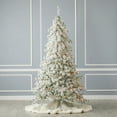 thumbnail image 3 of Seasonal LLC 6.5ft Snow Flocked Winter Fir Pre-Lit Christmas Tree with 250 Warm White LED Lights, 3 of 11