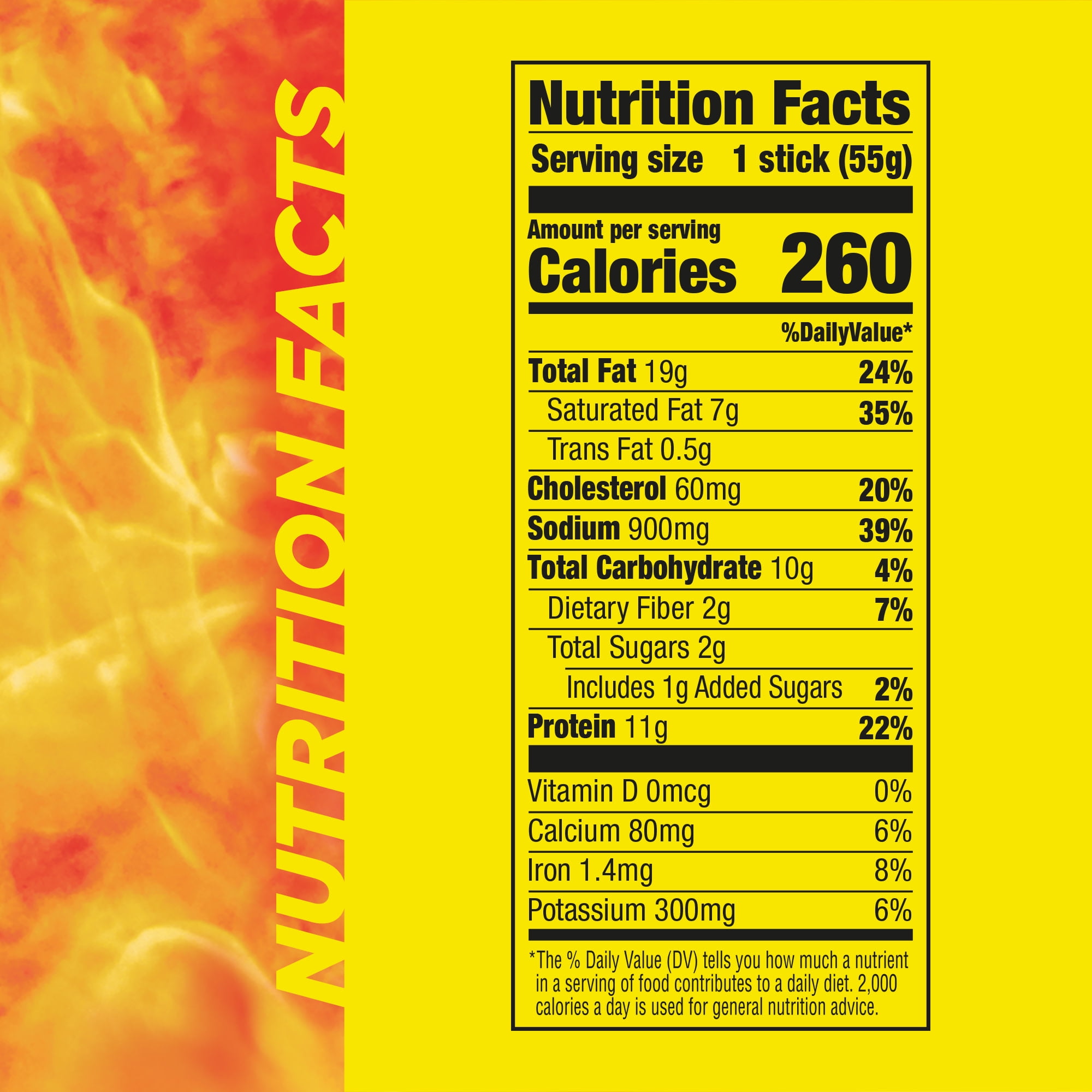Slim Jim Monster Smoked Meat Sticks, Original Flavor, High Protein, 1.94 oz.