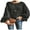 Black, variant on Women's Casual Loose Batwing Sleeve Hollow Out Knit Sweaters Tops, Pink, Large