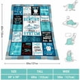 thumbnail image 4 of Best Teacher Ever Gifts for Women Men, Teachers Appreciation Gifts Blanket 60"X50", Teachers' Day Ideal Gift for Teacher, 4 of 9