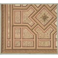 thumbnail image 2 of Jules-Edmond-Charles Lachaise 13x12 Gold Ornate Wood Frame and Double Matted Museum Art Print Titled - Design for Ceiling, Chateau De Cange (19th Century), 2 of 4