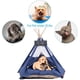 thumbnail image 3 of Tipi Chien Chat de Comgagnie avec Coussin,Tent Tipi de Luxe,Niche Chien et Chat Intérieur,Maisons pour Chat avec Petit Tableau Noir, 3 of 5