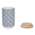thumbnail image 2 of Design Imports CAMZ14159 Trellis Paw Ceramic Treat Canister, Stonewash Blue, 2 of 4
