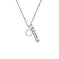 thumbnail image 2 of Delight Jewelry Silvertone Run Like A Girl Eternity Ring Silvertone Always My Sister Bar Charm Necklace, 23", 2 of 4