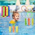 thumbnail image 3 of 18 Piece Set Pool Diving Toys for Kids,Gravity Design Swimming Pool Diving Toys for Swimming Training Deformation Model, 3 of 8