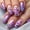 style15, variant on Summer Press Long Coffin Nails with Floral designs Stick False Nails Glossy Full Cover Yellow Cute Glue Nails Press ones for Women Spring Manicure24pcs