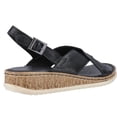 thumbnail image 4 of Hush Puppies Womens Elena Leather Wedge Sandal, 4 of 4