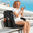 Black-20.5 in, variant on NALONE Folding Stadium Seat 20.5 inch Wide Stadium Chairs for Bleachers Portable with Back Supports Thick Padded Cushion Armrests Reclining
