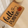 thumbnail image 4 of Fall Pumpkins Welcome Doormat Outdoor Entrance Thanksiving Front Door Non Coir Door Mat For Porch Decor, 4 of 6