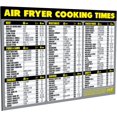 thumbnail image 1 of Air Fryer Cooking Times Chart Magnet - Extra Large Easy to Read Airfryer Magnetic Cheat Sheet - Healthy Airfryers Cookbook Accessory Liners Food Kitchen Conversion - Air Fryer Oven Accessories (Grey), 1 of 8