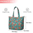 thumbnail image 4 of Pioneer Flower Floral Print Pattern Travel Tote Bags for Women Carry On,Large Weekender Bags for Women Travel,Multi Functional Duffle Bag for Work,Shopping,Sports, 4 of 5