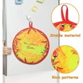 thumbnail image 4 of Tortilla Warmer Pouch 12 Inch Insulated & Microwaveable Fabric Tortilla Keeper Holder, Keeps Warm for Corn Flour Taco Pizza Bread up to One Hour, 4 of 6