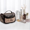 thumbnail image 2 of Bolsa de almacenamiento de cosméticos HUOGUO, grande, transparente, impermeable, 2 of 5