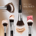 thumbnail image 5 of CELIMAIT 12-Piece Makeup Brush Set with Travel Case, Synthetic Face and Eye Brushes, Black, 5 of 10