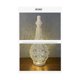 thumbnail image 5 of Lámpara de mesa de metal de estilo marroquí, lámpara inalámbrica a batería con bombilla de luces de hadas para Navidad, color blanco, blanco, 5 of 5
