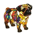 thumbnail image 2 of Yannianjz under $5 Dogs Stained Resin Tabletop Night Light, Dog Series Art Night Light, Dog Stained Glass Lamp, 3D Cute Pet Themed LED Table Lamps, Gift for Lovers, 2 of 6