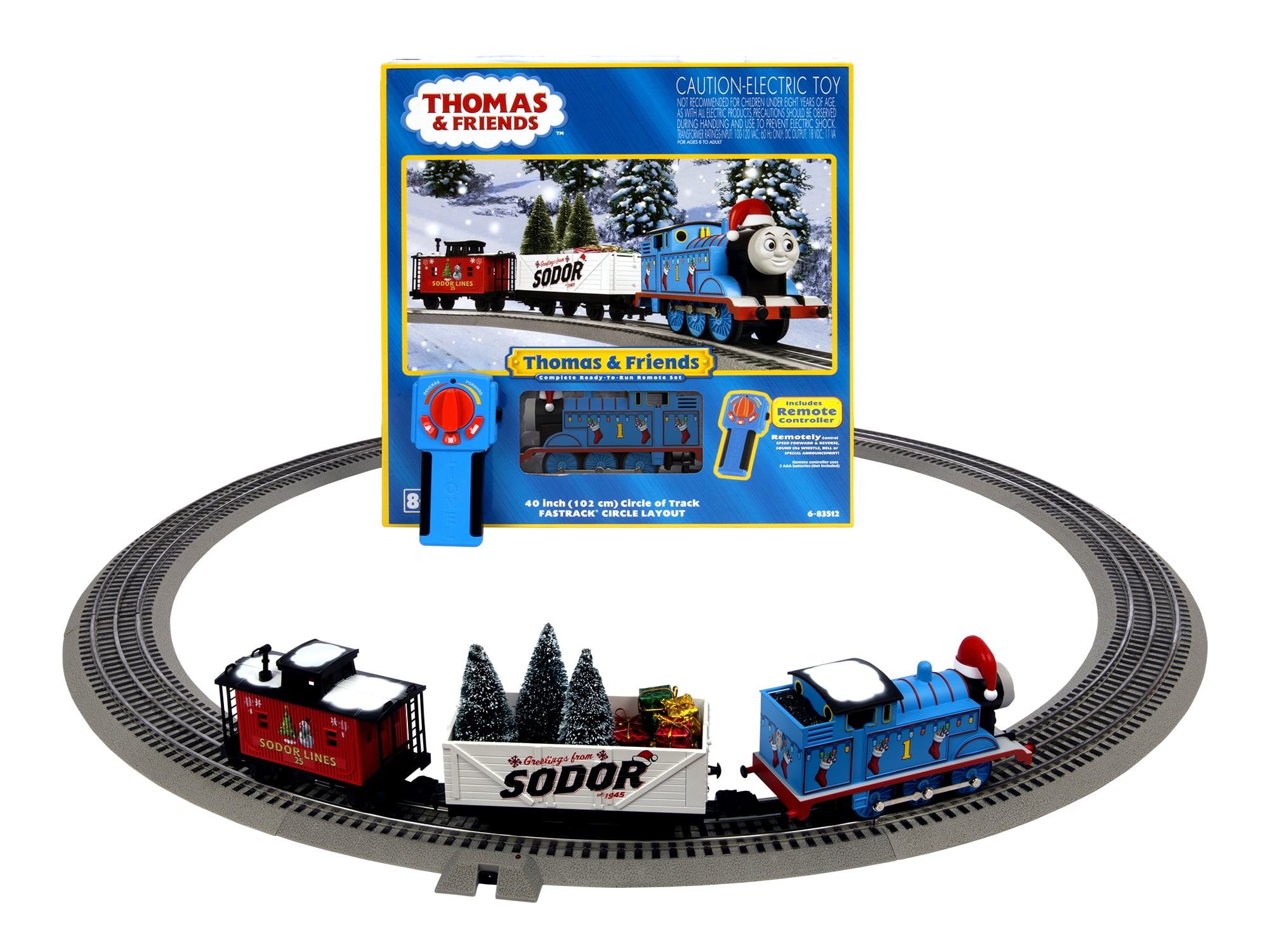 Lionel Thomas & Friends Christmas O Gauge Model Train Set with Remote and Bluetooth Capability - 1
