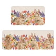 thumbnail image 2 of Oliegs Heated Blanket Easter Floor Mat Two Piece Set Decoration Eggs Bunny Rabbit Ears Easter Kitchen Mats Set Of 2 Spring Home Decor Low Profile Kitchen Rugs For Floor Chocolate, 2 of 5