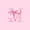 Pink M, variant on Manfei Pink Watercolor Bow Letter J Twin Sheet Sets for Girls, Cute Initial Bows Bedding, 3 Pieces