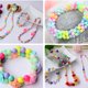 thumbnail image 3 of sweethay Niñas pequeñas, juguetes de cuentas de joyería DIY para niños pequeños, collar hecho a mano, , juego de cuentas, artesanía para Type2 NO2, 3 of 6