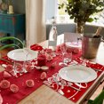 thumbnail image 2 of FYTPOV Linen Placemats, Romantic Valentines Placemats for Kitchen and Dining, Valentines Day Decorations, Christmas Placemats for Party Home Decor, Table Decor, 18x12 in, 2 of 6