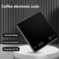 thumbnail image 2 of MELARQT Coffee Scale with Timer, 3kg/0.1g High Precision Pour Over Drip Espresso Scale,Rechargeable Digital Coffee Scale,Led Screen Black, 2 of 7