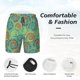 thumbnail image 3 of Fotbe Colourful Tie Dye Traje de Baño para Hombre – Shorts de Natación de Secado Rápido con Forro y Bolsillos-X-Large, 3 of 6