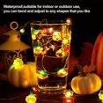 thumbnail image 4 of Cadena de luces decorativas de otoño: luces de calabaza, arces y bellotas de 3 m y 30 led en 3D para Acción de Gracias, Halloween, Navidad, cumpleaños y decoración del hogar, 4 of 5