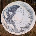 thumbnail image 4 of Décorations d'Halloween Tambour Vegan “Shamanic Bird” Outil Profond Cadre Réglable Tambour 20 Pieds' Instrument Sonore, 4 of 7