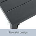 thumbnail image 4 of My Texas House Cambria Outdoor Steel End Table, Black, 4 of 10