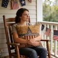 thumbnail image 6 of Beautynvta 4th of July Pillow Covers, 18x18 Inch, Vintage American Flag Stars Stripe Patriotic Throw Cushion Case for Independence Day, Memorial Day, 250th Anniversary Decor, 6 of 6