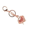 thumbnail image 4 of Chinese Style Keychain Ring, Zinc Alloy Rhinestone Shinny Fashionable Handbag Key Ring For Car Decor Office Purse Charm Handbag Backpack, 4 of 8
