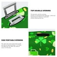 thumbnail image 5 of Lsque St Patrick's Day2 Printed Luggage Cover, Travel Luggage Protector,Scratch and Dirt Resistant, Fits 18-32 Inch Luggage - Small, 5 of 9