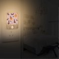 thumbnail image 2 of Yayeee 2-Pack Plug in LED Night Lights with Light Sensors Motion Detectors, Purple Halloween Pumpkin, 2 of 7