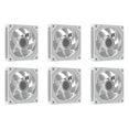 thumbnail image 1 of Ventilador con caja ARGB 12 cm enfriador 5 V-3 pines para computadora (regular) blanco, 1 of 5