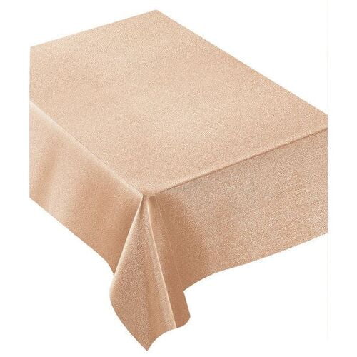 Rose Gold Metallic Tablecloth 60" x 104"