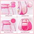thumbnail image 6 of BEEPRINCESS Princess Playhouse Tent for Toddlers and Girls, Indoor & Outdoor Pop Up Play Tent for Kids, Foldable Ball Pit with Carrying Bag, Kids Playhouse Play Tent for 1 2 3 Years Old Birthday Gift, 6 of 10