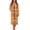 Aztec Tribe Geometric Camel, variant on Aztec Tribe Geometric Camel Print House Dresses for Women with Pockets Long Sleeve Nightgown Full Length Sleep Dress Crew Neck Housecoat Loungewear Zip Up Robe, 3XL