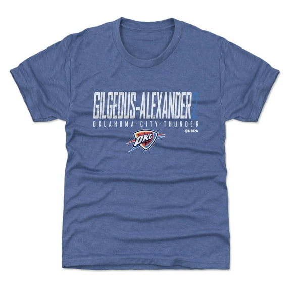 Youth 500 Level Shai Gilgeous-Alexander Blue Oklahoma City Thunder Elite T-Shirt