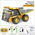 thumbnail image 4 of Excavator Toys for Boys,DFITO Remote Control Excavator Construction Toys Tractor, ,1:24 Scale Model,Digger Toys Gifts for Boys 4 5 6 7 8 9 10 (Dump Truck), 4 of 6
