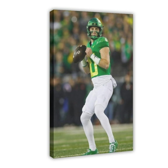 American Football Bo Nix Posters Sports Star04 Canvas Poster
